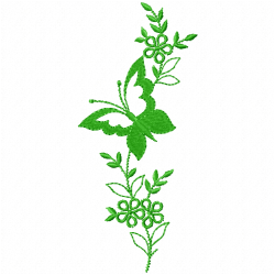 Flowers And Tree Embroidery Design 7 Flowers And Tree Embroidery Design 7